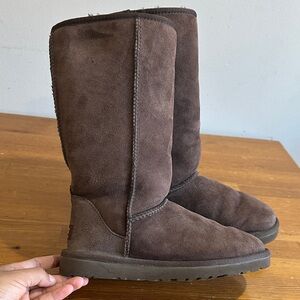 UGG  Australia Dark Brown Suede Boots